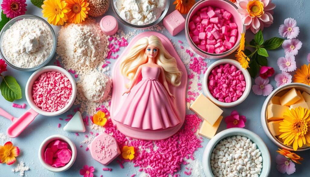 Barbie Cake Ingredients