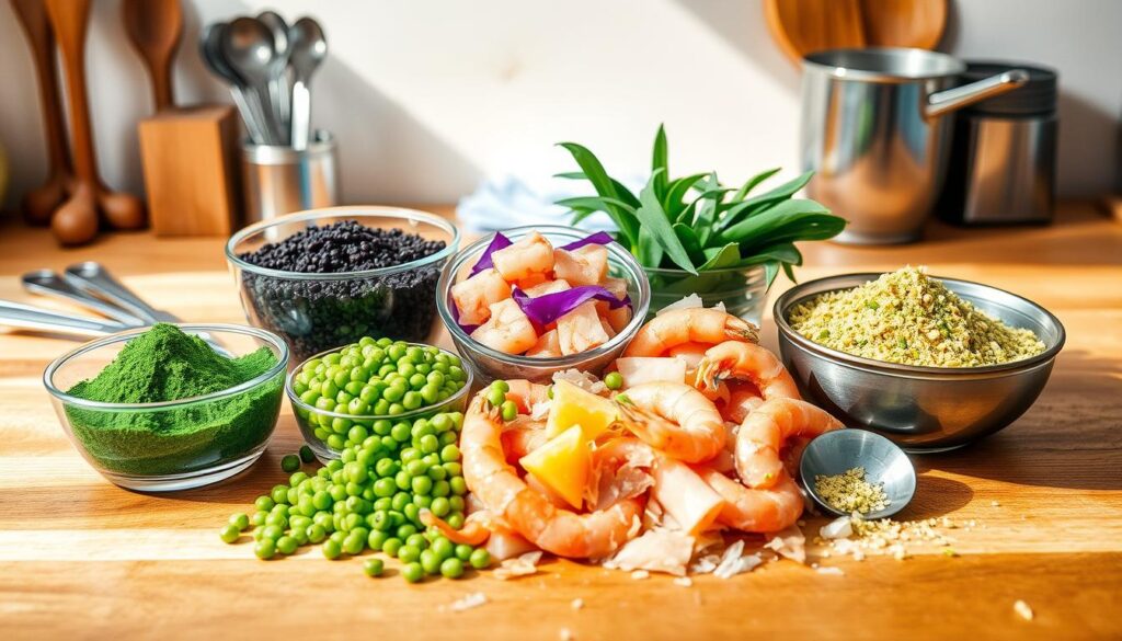 Homemade Fish Food Ingredients