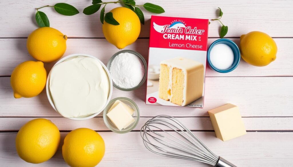 Lemon Cream Cheese Dump Cake Ingredients