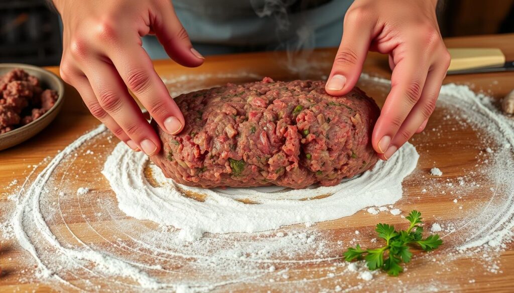 Meatloaf Shaping Technique