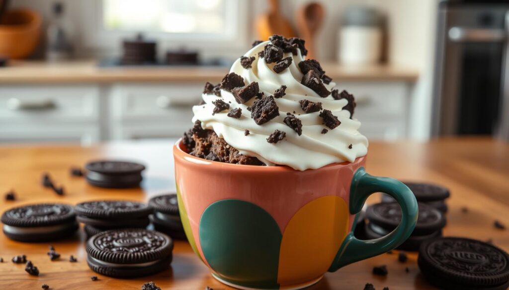 Oreo Mug Cake Delight