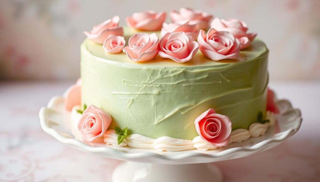 Swedish Princess Cake with Green Marzipan