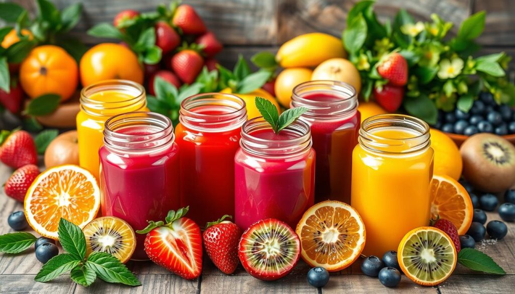 Colorful Fruit Juice Recipes