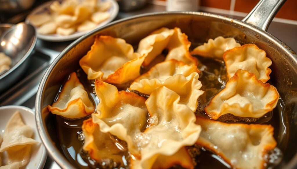 Crispy Wonton Shells Preparation