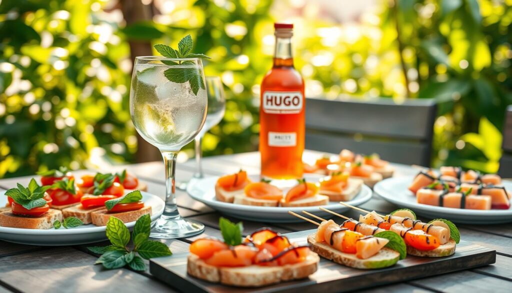 Hugo Spritz Appetizer Pairings