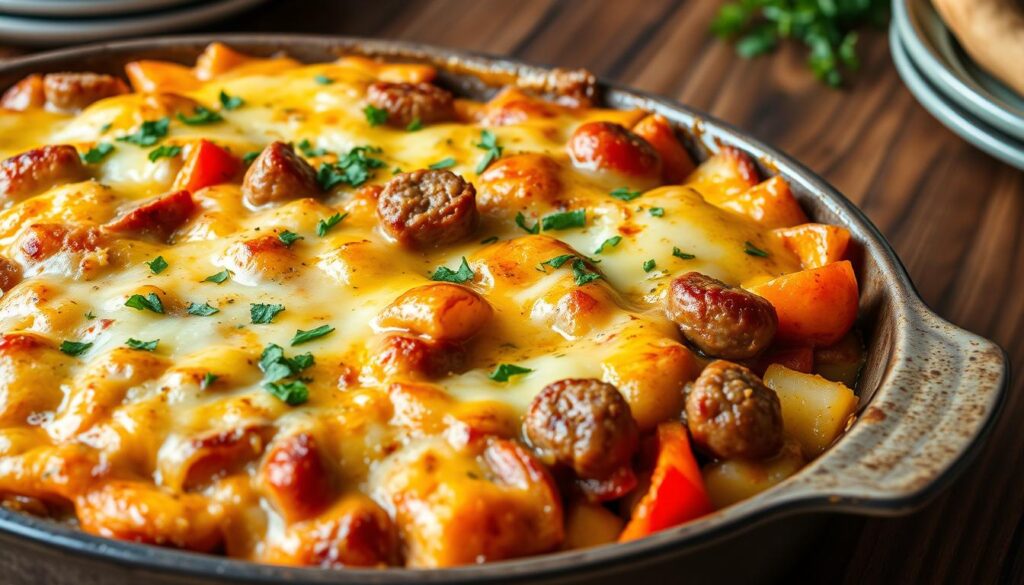 Sausage Breakfast Bake Cheese Seasoning