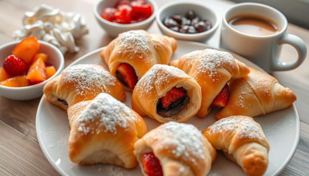 Sweet Crescent Roll Breakfast Pastries