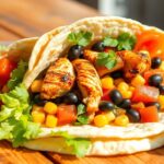 southwest chicken wrap