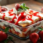 strawberry lasagna