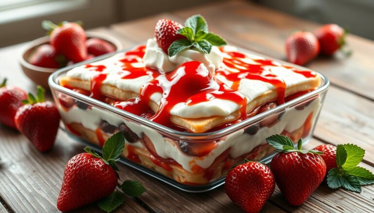 strawberry lasagna